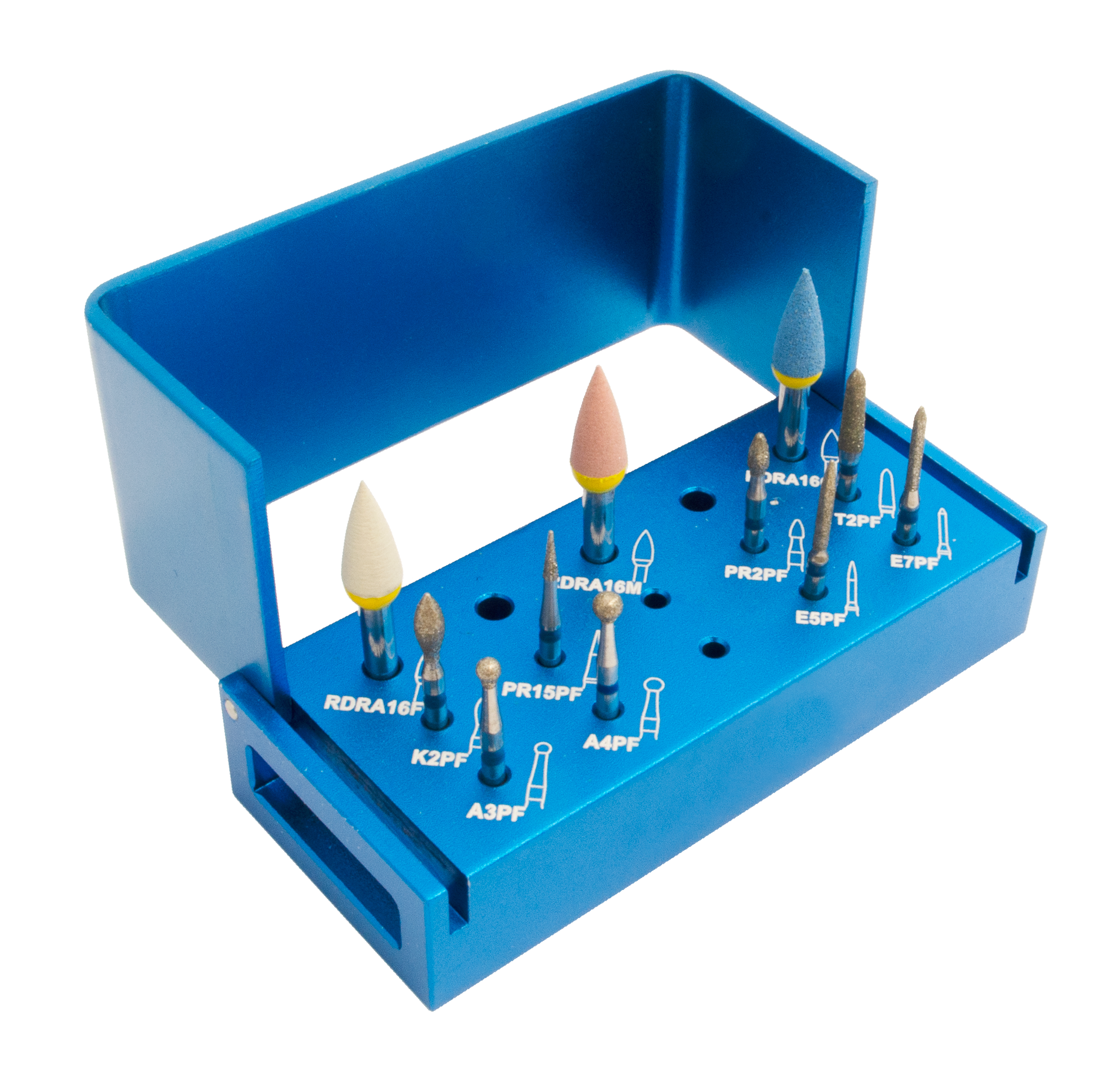 Porcelain adjustment kit: Endo access, cutting and polishing burs – Eagle  Dental Burs