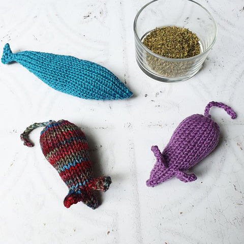 Knitted Catnip Toys