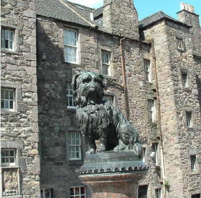 Statue of Bobby the dog of Greyfriars