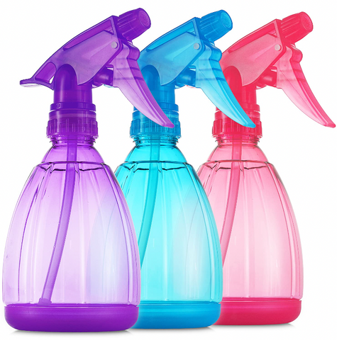 Water spray bottles