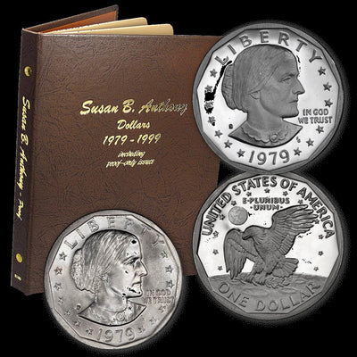 Dansco Coin Albums with Slipcase Covers- Sacagawea Dollars