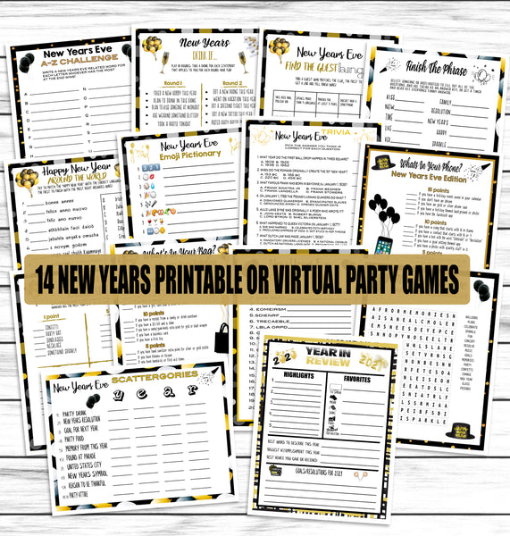 Adult Holiday Office Game, New Years Game, Ice Breaker Game, Mingle Ga –  Enjoymyprintables