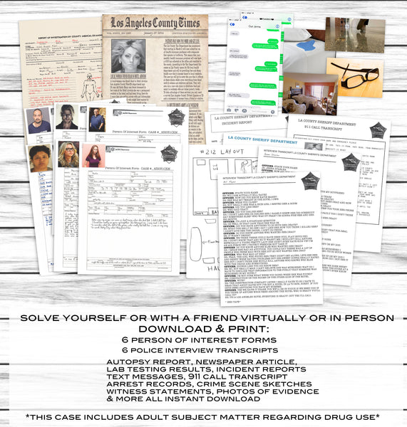 free printable cold case files