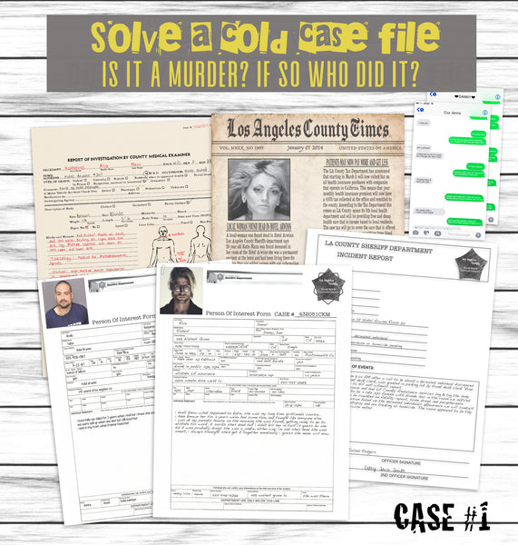 solve cold case files