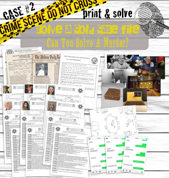 Free Printable Mystery Games For 2 / 7 Detective Activities To Solve