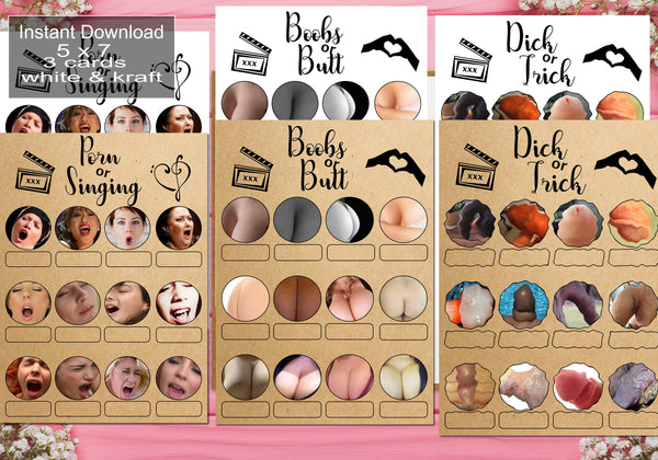 Dirty Party Games - Bachelorette Party Naughty Rustic Printable Hen Night Games | Rude Wil â€“  Enjoymyprintables