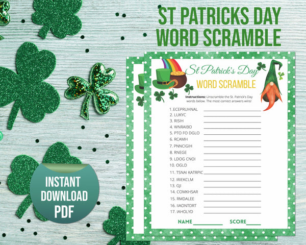5 Free St. Patrick's Day Printables for Kids - Four to Love