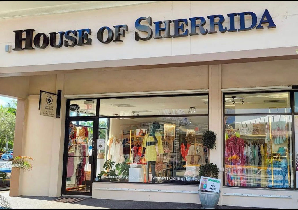 House of Sherrida ecommerce website