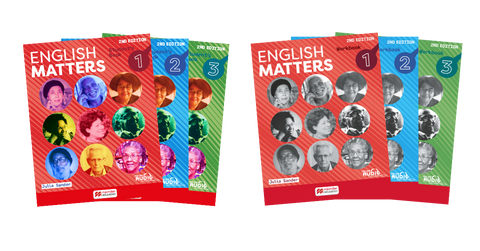 English Matters Second Edition books fanned out