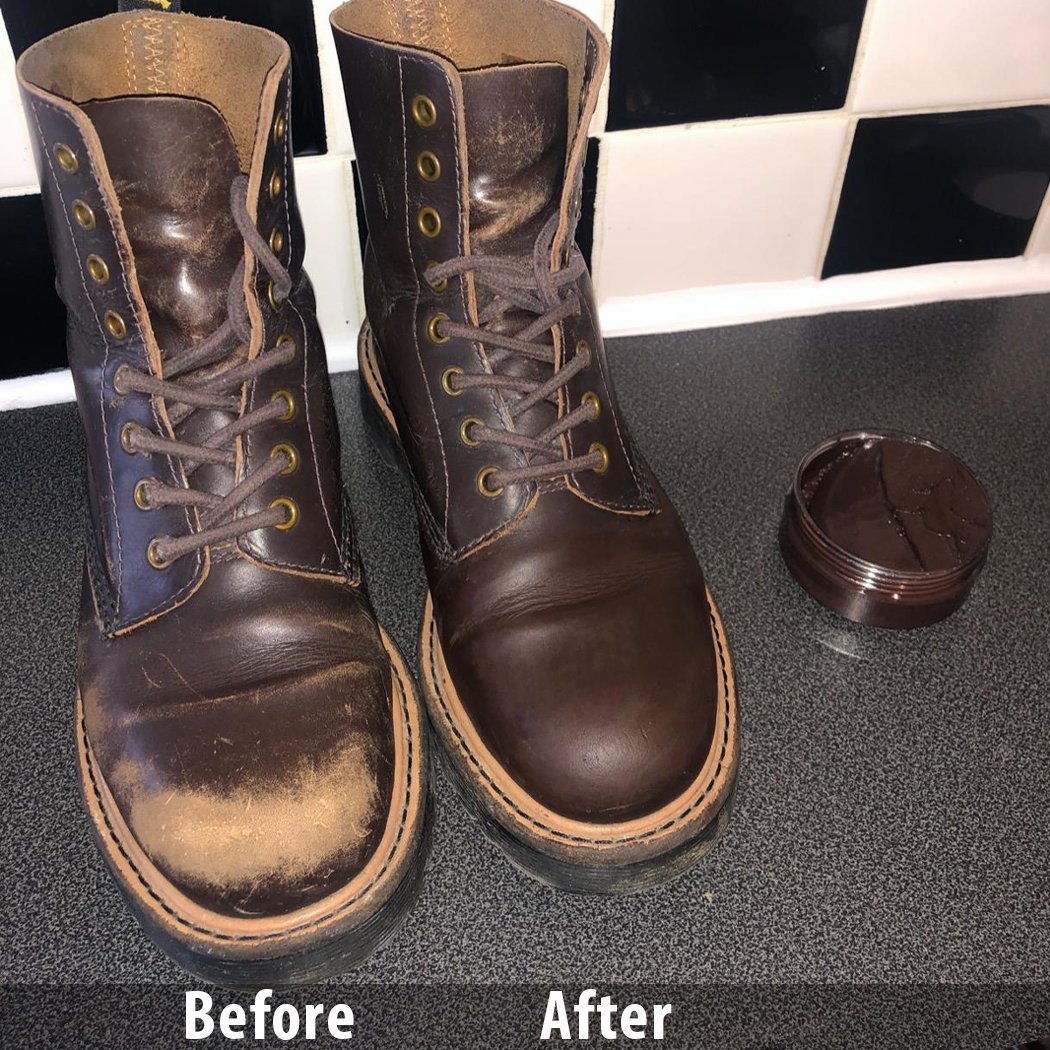 how to polish work boots