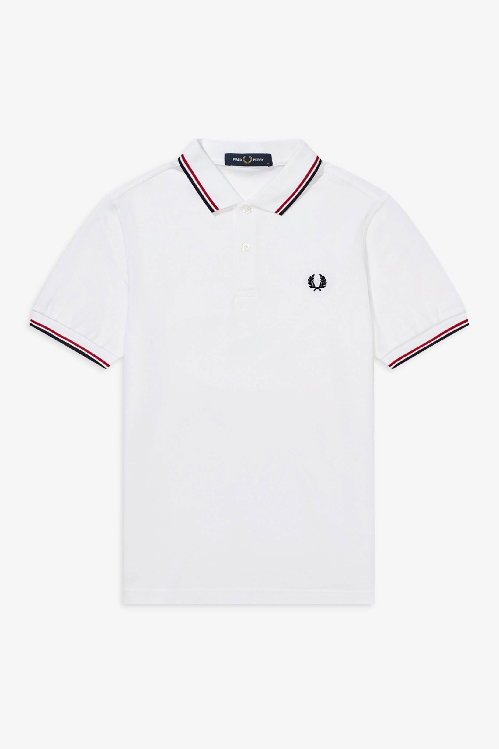 fred perry arch branded sweatshirt