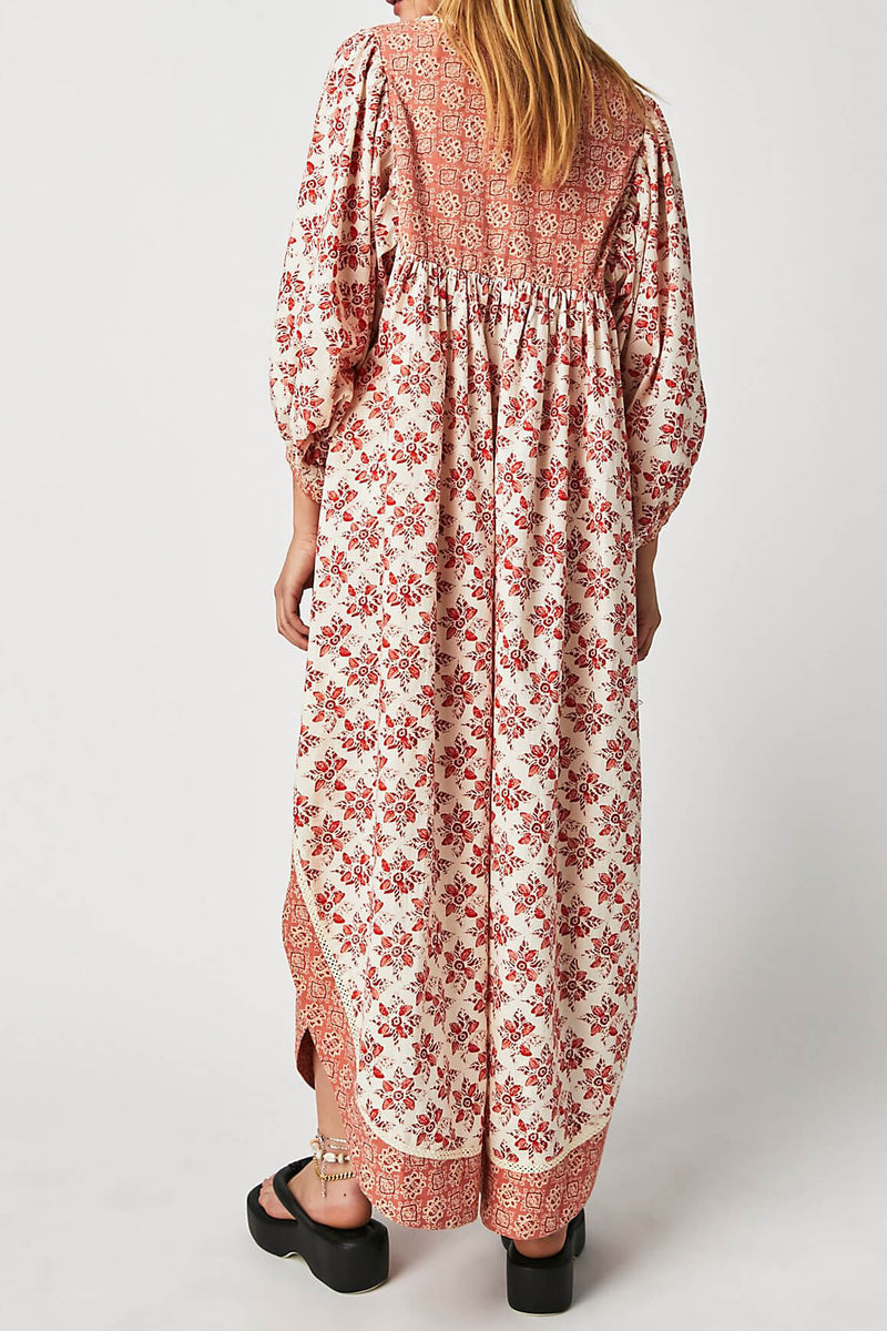 free people hazy maisy maxi earth