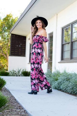 Tiare Hawaii Jade Jumpsuit Floral Jumpsuit 