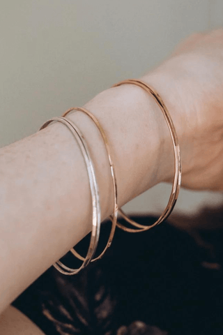Danae thin silver bracelet