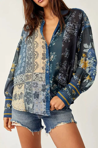 FREE PEOPLE FLOWER PATCH TOP