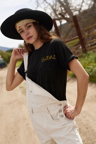 Bull$h*t Chainstitch Pocket Tee by Classic Rock Couture Coachella t-shirts Music Festival Outfits