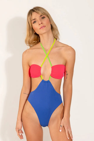 ONEONE Scarlet One Piece Cutout Swimsuit 