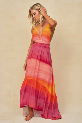 Kariella Printed Maxi Dress For Valentine's Day