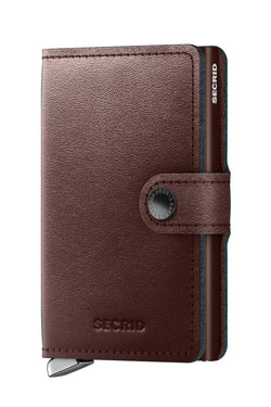 SECRID Premium Mini Wallet Dusk Dark Brown