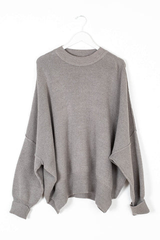 Free People Grey Pullover