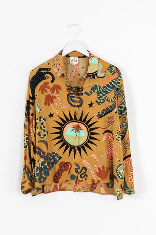 Kariella Safari Printed Blouse