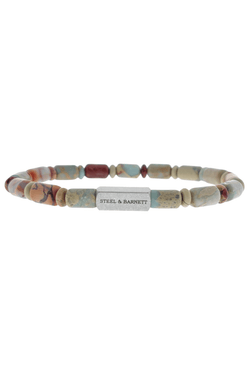 Steel & Barnett Mens Stones Colorful Bracelet