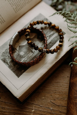 Steel & Barnett stones basic bracelet