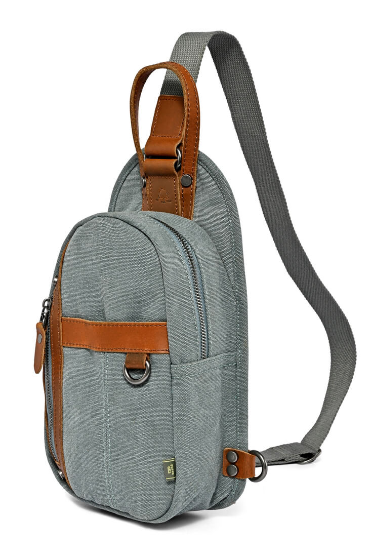 TSD Mens Agave Canvas Unisex Sling Bag