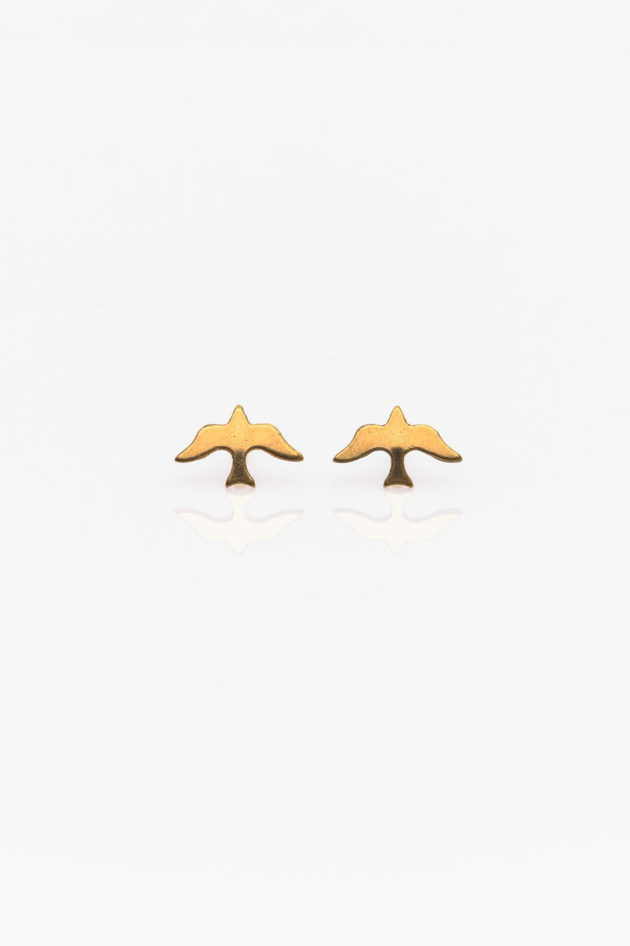 Nashelle Bird Stud Earrings Gold Stuf Earrings