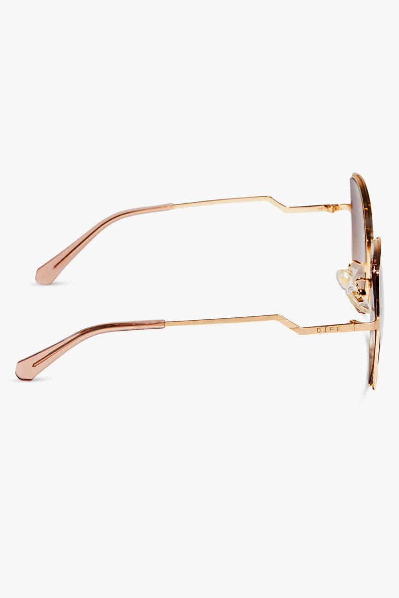 vintage chic rose gold sunglasses