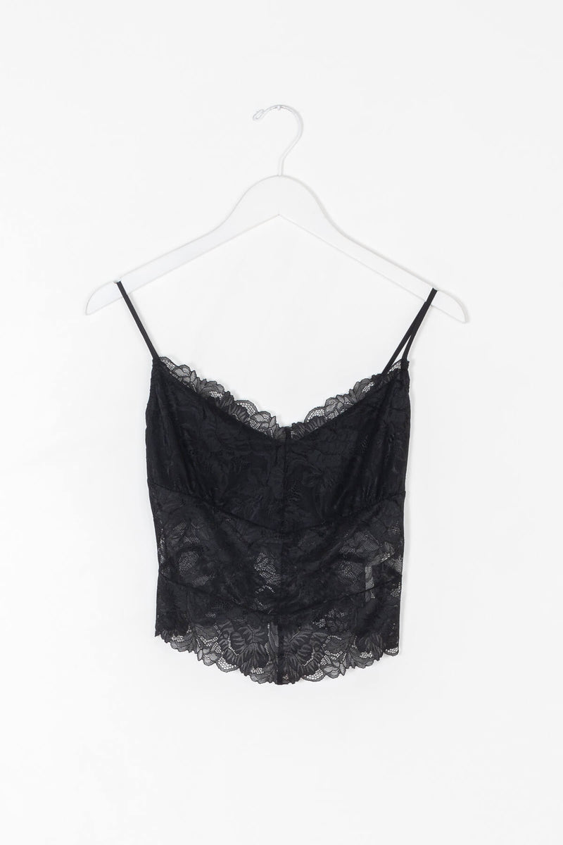 free people heart eyes cami black