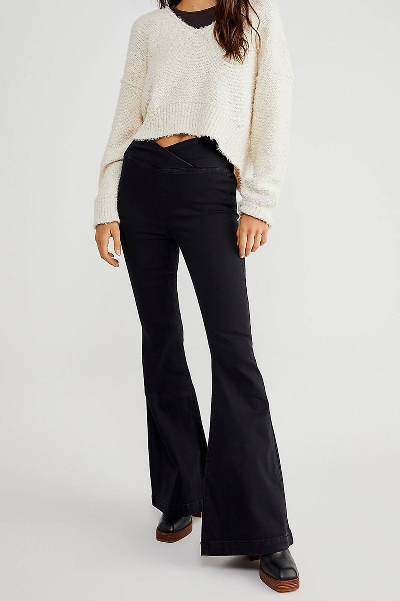 free people venice beach flare black