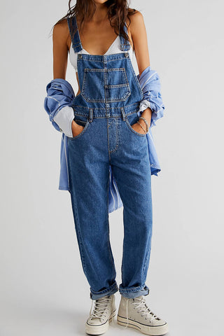 ziggy denim overall sapphire blue