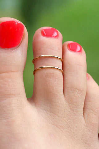 Double Band Toe Ring - Kariella