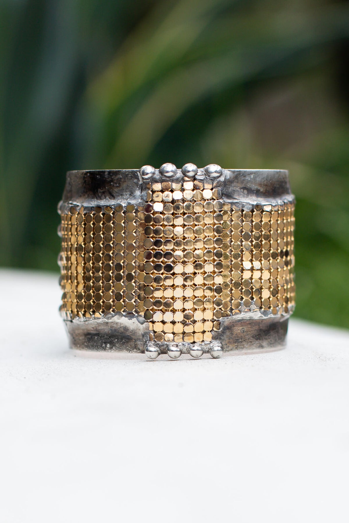 Mikal Winn Brash Mesh Cross Cuff