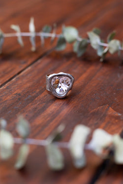 Crystal Adjustable Ring - Kariella