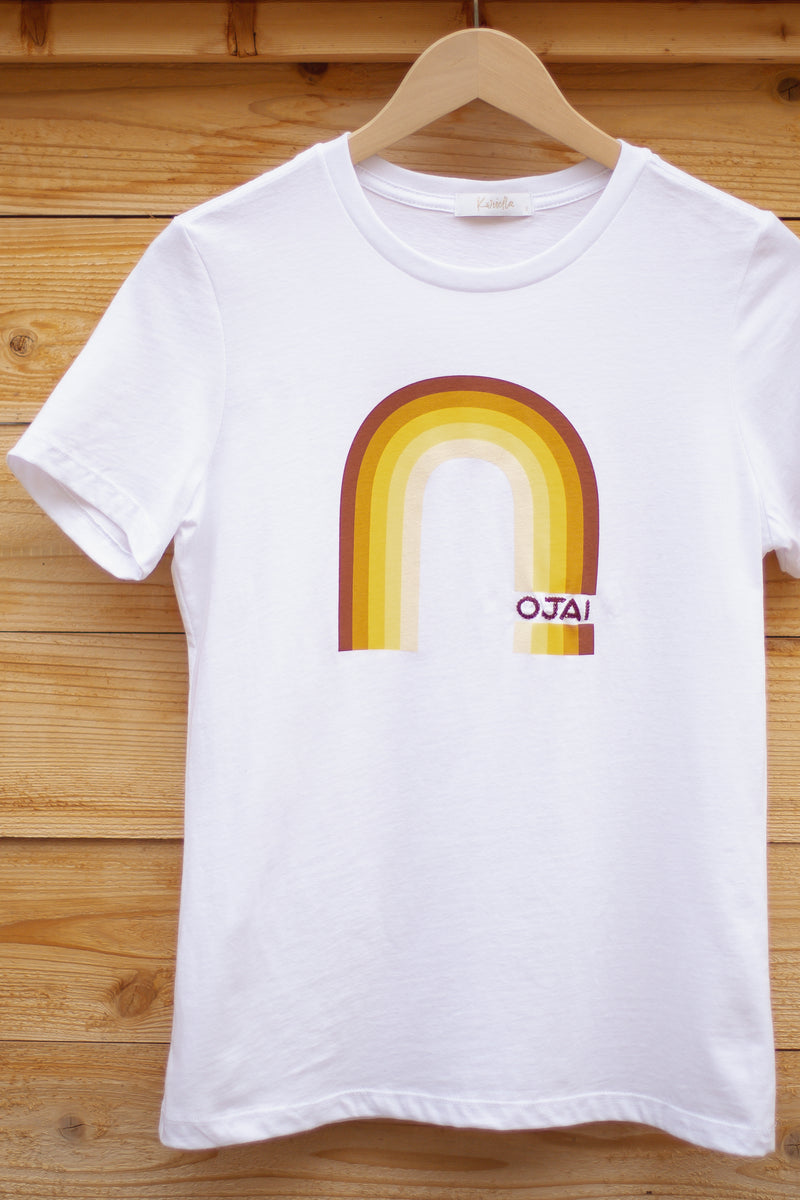 Ojai Rainbow Boyfriend Tee - Kariella