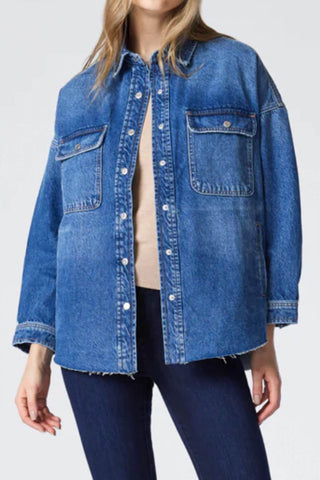 Womens Denim Buttondown Jacket