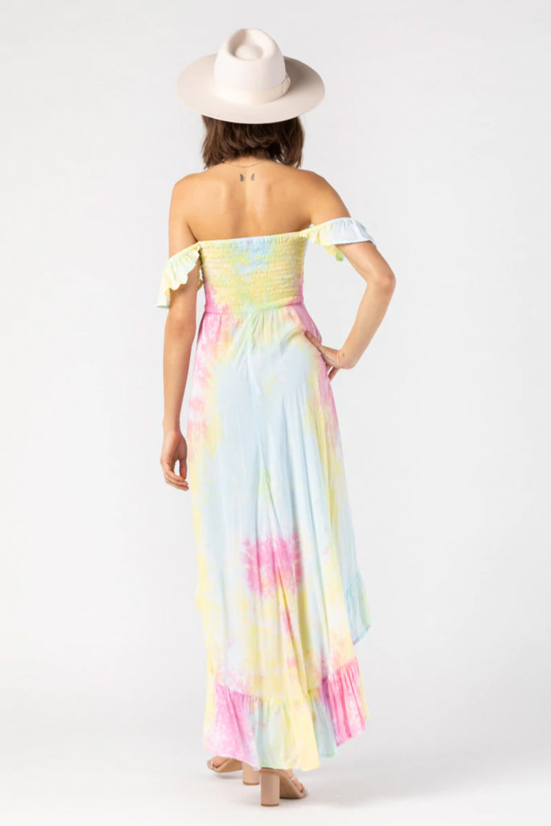 tie dye beach dress