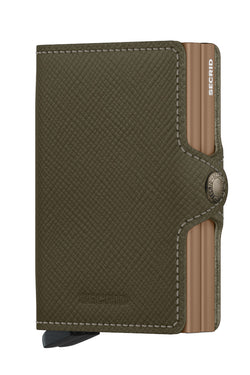 secrid twinwallet saffiano olive