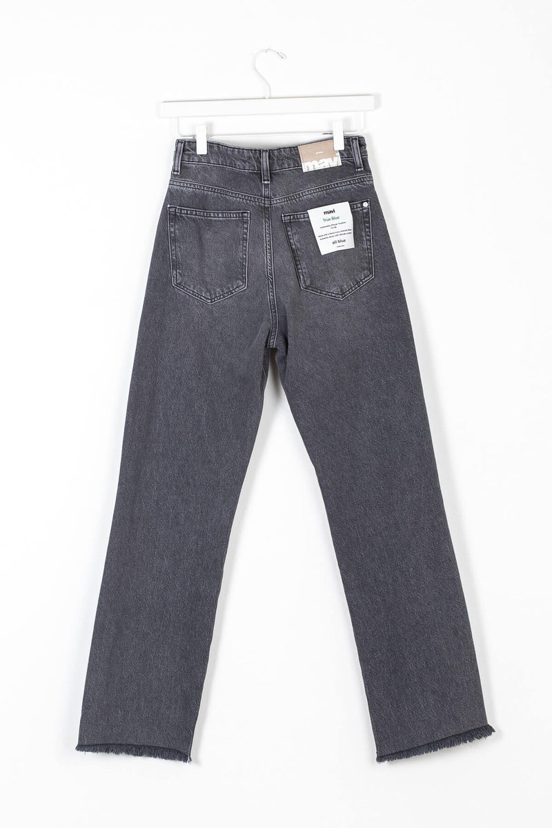 Grey straight leg jeans