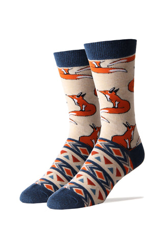 mens sock it up like a fox