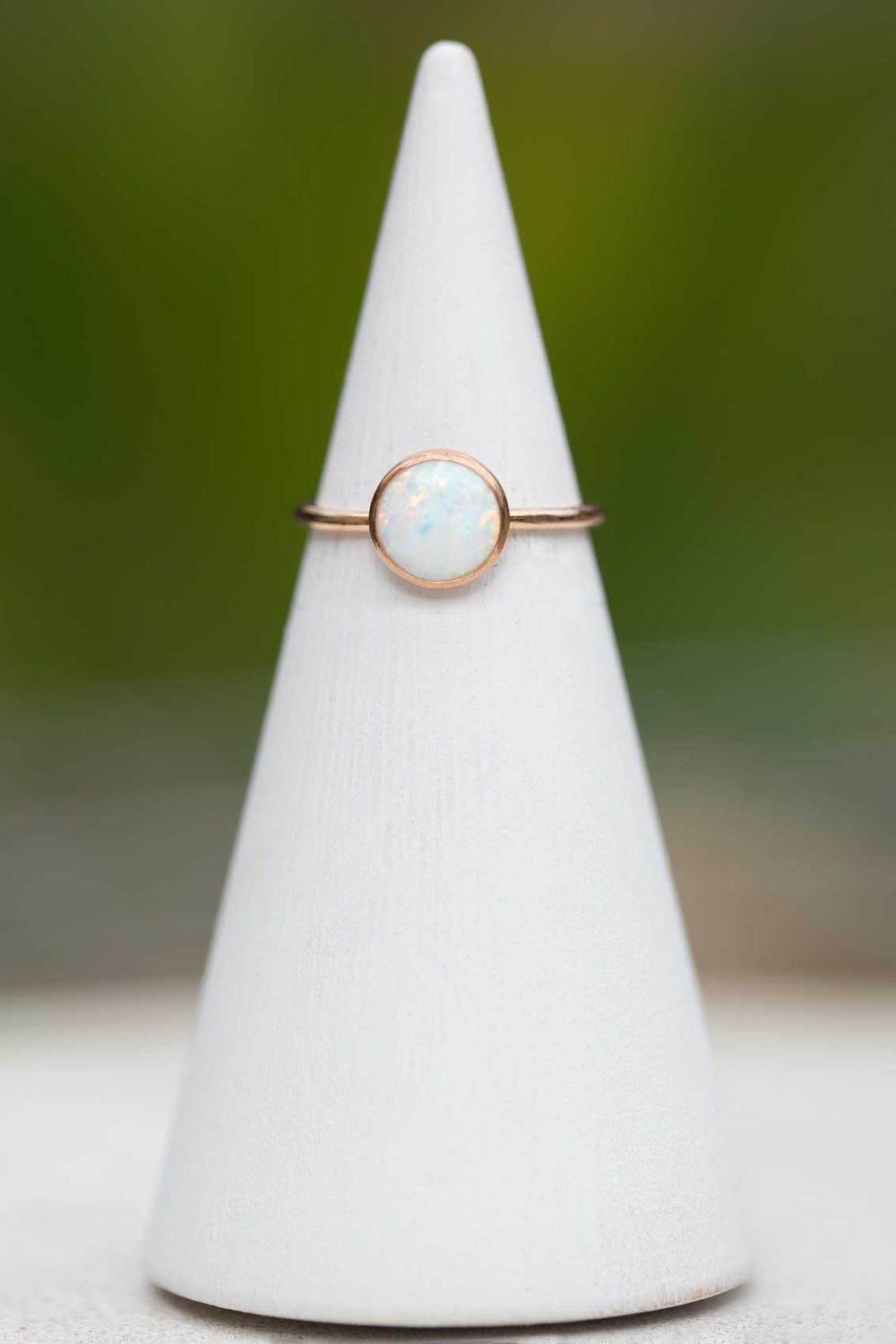 Mineral and Matter Jewelry Opal Large Ring Opal Ring Real Opal Ring Mineral and Matter Opal Ring