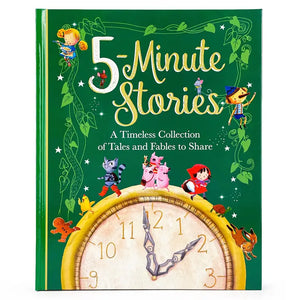 A Treasury of Five Minute Stories For Kids Book - Emerson Sloan | Houston Modern Party Supplies  - 102 Minutes Book