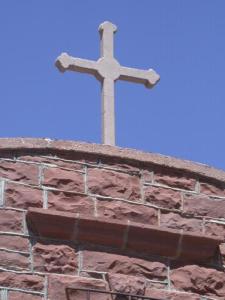 Zuni Mission stone cross