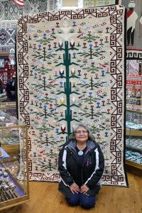 Tree of Life by Navajo weaver Leita Bedonie