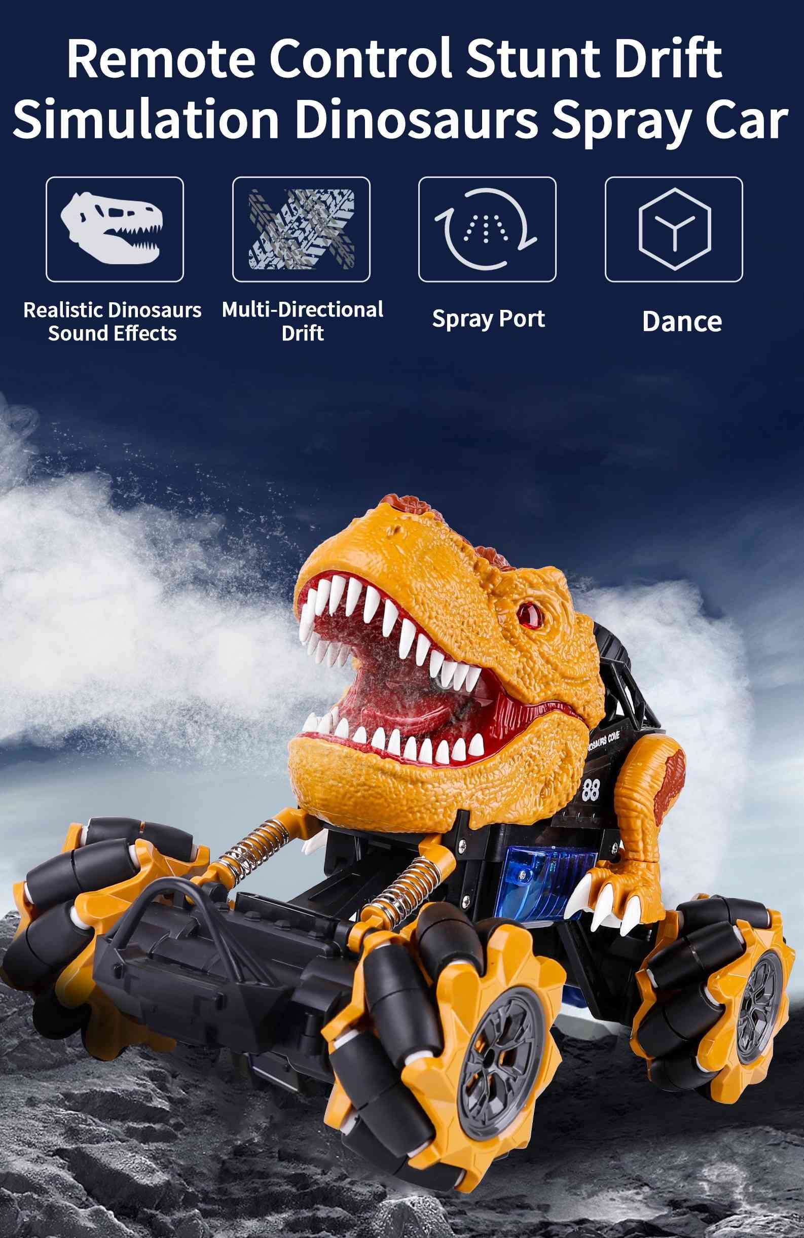 ToyTike Dino Race Remote Control Car HotSnap