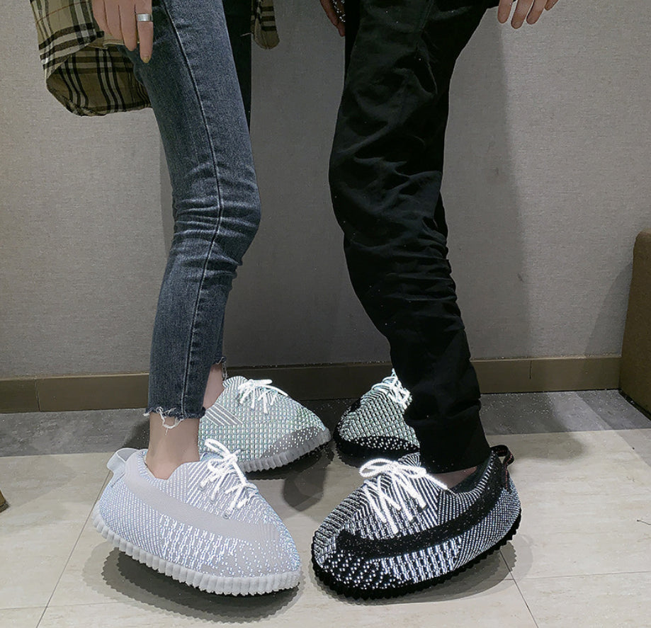 oversized sneaker slippers