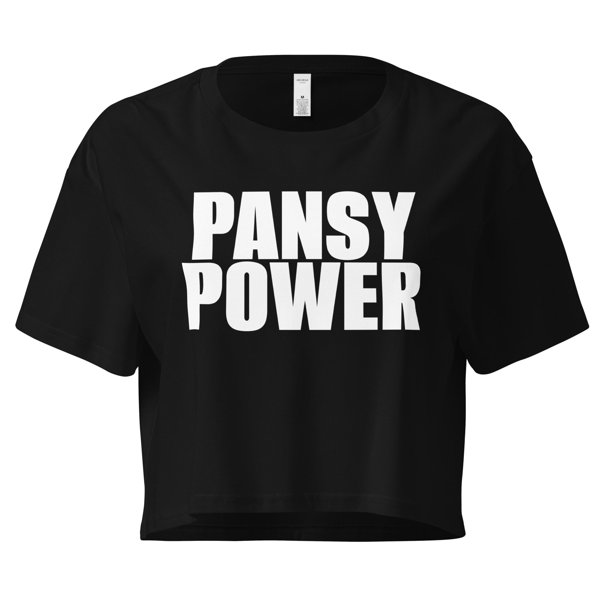 PANSY POWER Crop Tee