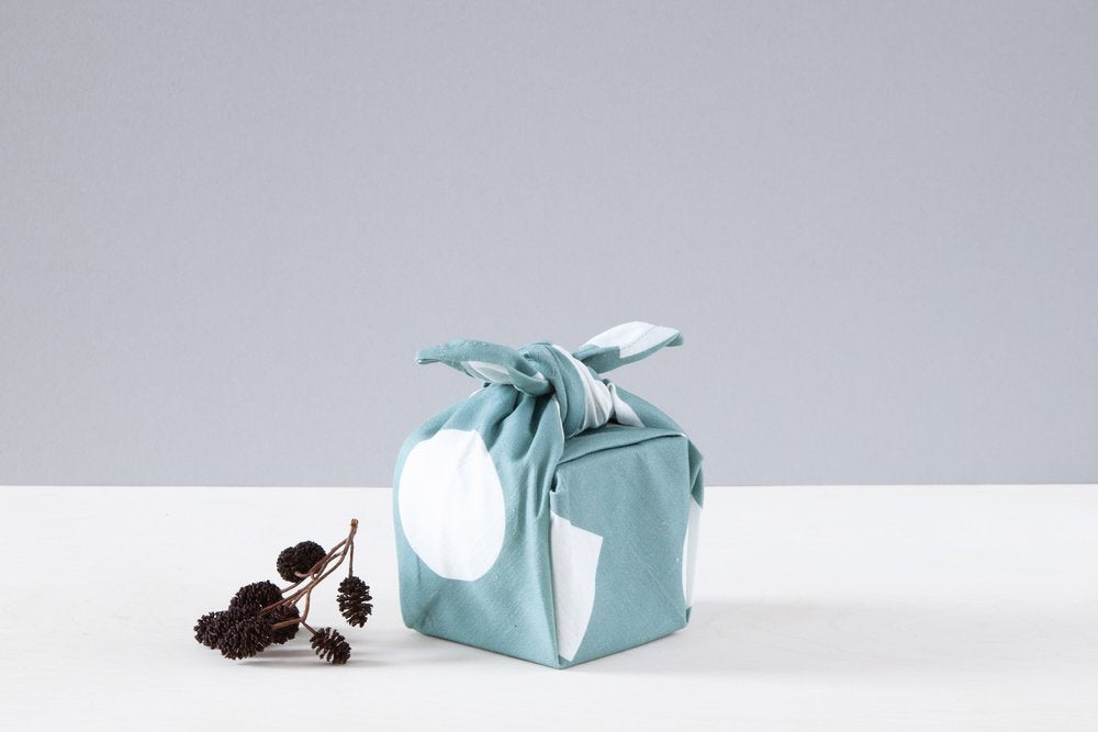 re-usable gift wrap for presents Christmas birthday organic cotton